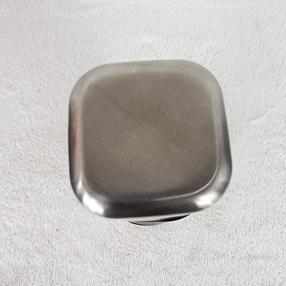 2005 Starbucks .5L Square Top Stainless Steel Bottle with Black Rubber Grip. NWT - Picture 5 of 9